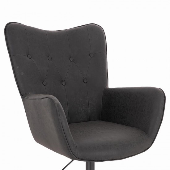 Vintage Stylish Chair Black-5400316 ΣΚΑΜΠΩ ΑΙΣΘΗΤΙΚΗΣ - MANICURE - ΚΟΜΜΩΤΗΡΙΟΥ - ΤΑΤΤΟΟ