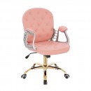 Stylish Chair Pu Light Pink Gold- 5400387