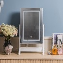 Table Jewelry Cabinet με καθρέφτη Led με 3 επίπεδα φωτισμού και λειτουργία αφής -6900236