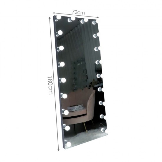 Led Hollywood Mirror PRO Full-Length 20 λαμπτήρες με ρύθμιση έντασης 180x72cm-6900221