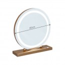 Led Hollywood Mirror Smart Touch με 3 χρώματα φωτισμού USB Charge rose gold-6900233