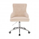 Vanity chair Velvet Lion King Beige-5400379