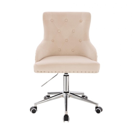 Vanity chair Velvet Lion King Beige-5400379