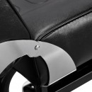 Καρέκλα tattoo & αισθητικής με υδραυλική ανύψωση μαύρη - 0147009