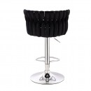 Luxury Bar stool Velvet Black-5450157