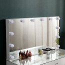 Full Set Vanity Table & Hollywood Full Mirror με 2 Beauty Storage Stations -6910027